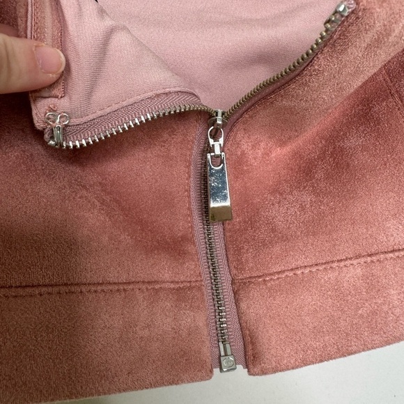 B x Runway Faux Suede Tube Crop Top - Picture 10 of 12